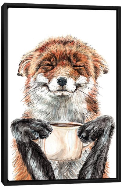 Morning Fox Canvas Art Print - Best Sellers