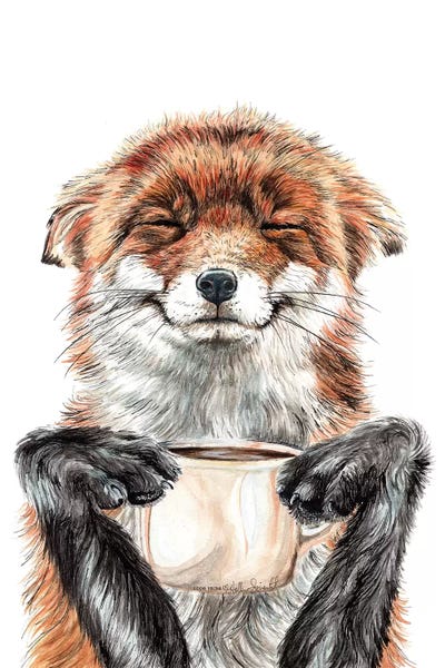 Large Wall Art & Big Canvas Prints: Morning Fox by Holly Simental