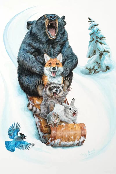 Winter: The Big Hill by Holly Simental