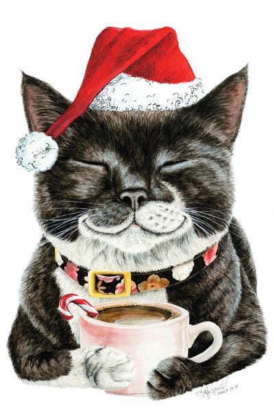 Christmas Animals: Purrfect Morning Christmas by Holly Simental