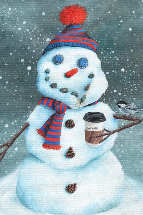 Snow More Coffee by Holly Simental wall art