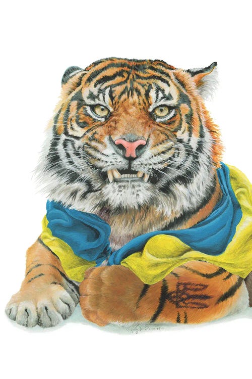 Ukrainian Tiger by Holly Simental wall art