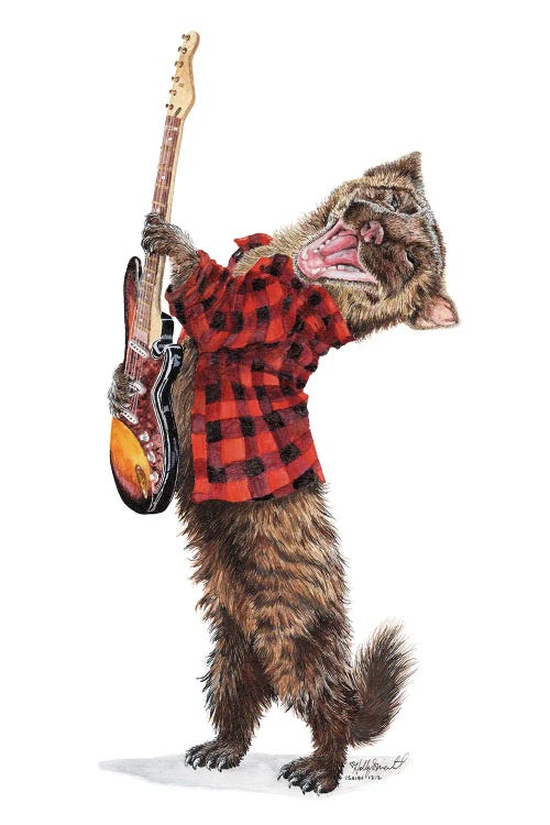 Rock'N Marten by Holly Simental wall art