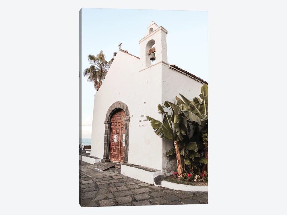 White Church On Tenerife Island by Henrike Schenk 1-piece Canvas Print