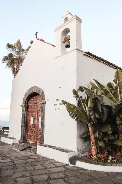 Spain: White Church On Tenerife Island by Henrike Schenk