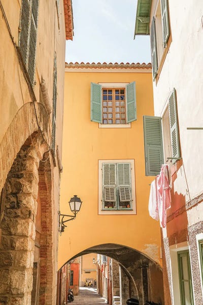 Colorful Houses In Menton, France by Henrike Schenk canvas print