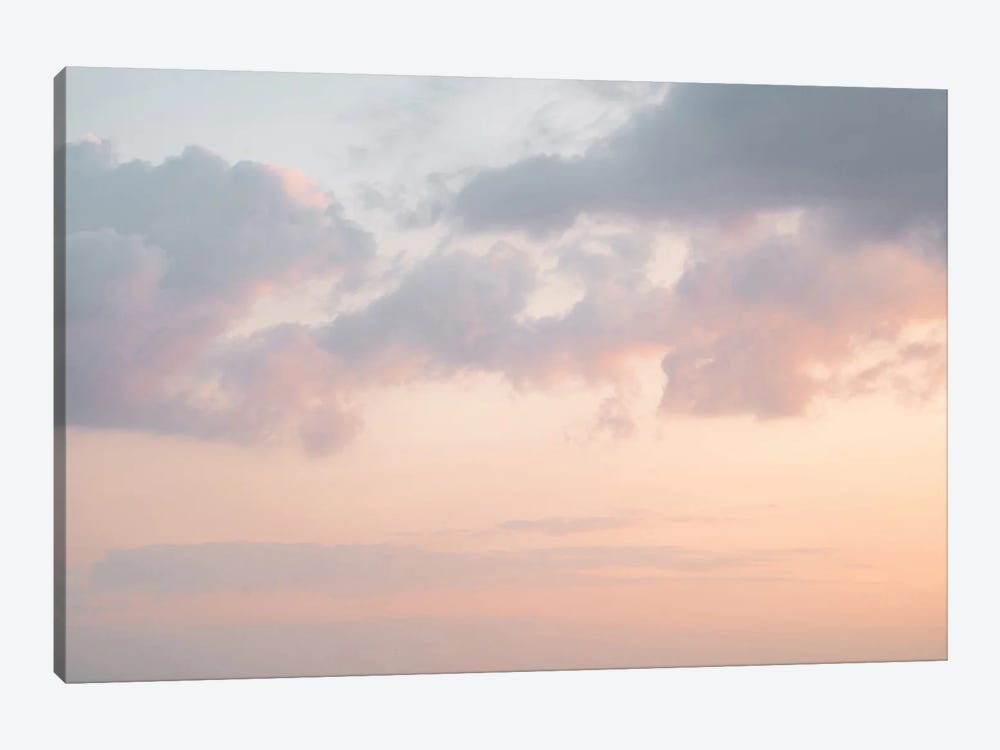 Dreamy Pastel Color Sunset by Henrike Schenk 1-piece Canvas Artwork
