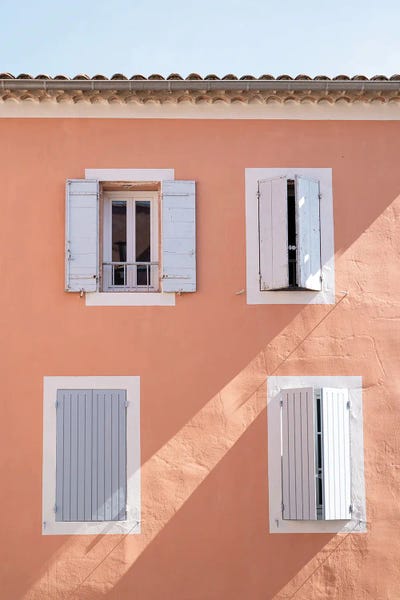 Henrike Schenk: Colorful Building In France by Henrike Schenk