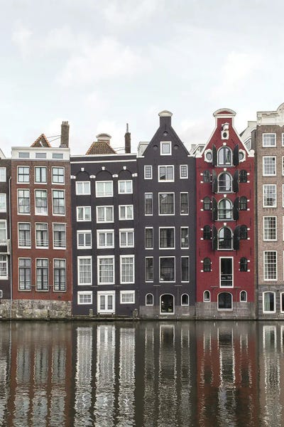Canal Houses Of Amsterdam by Henrike Schenk framed wall art