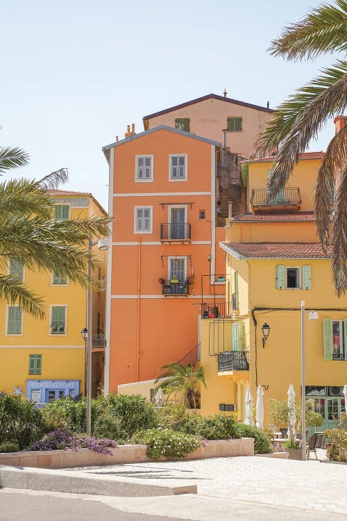 Colorful Menton City by Henrike Schenk wall art