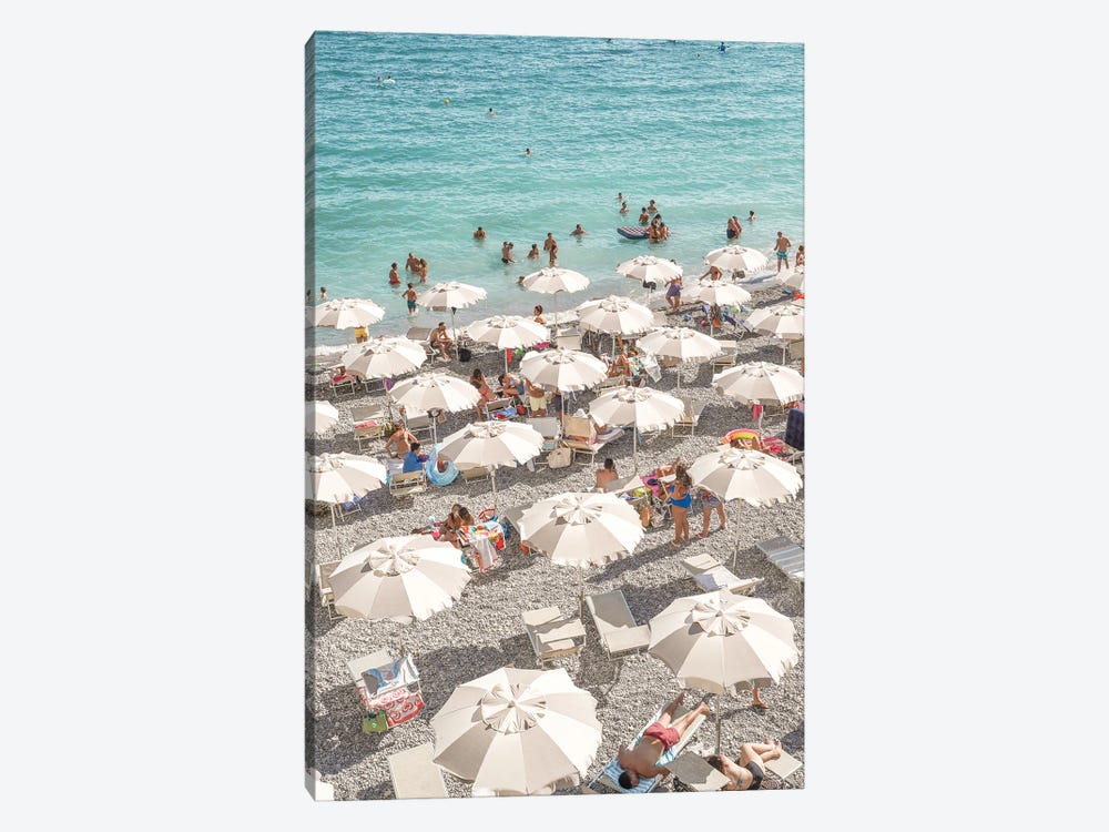 Amalfi Coast Beach by Henrike Schenk 1-piece Canvas Print