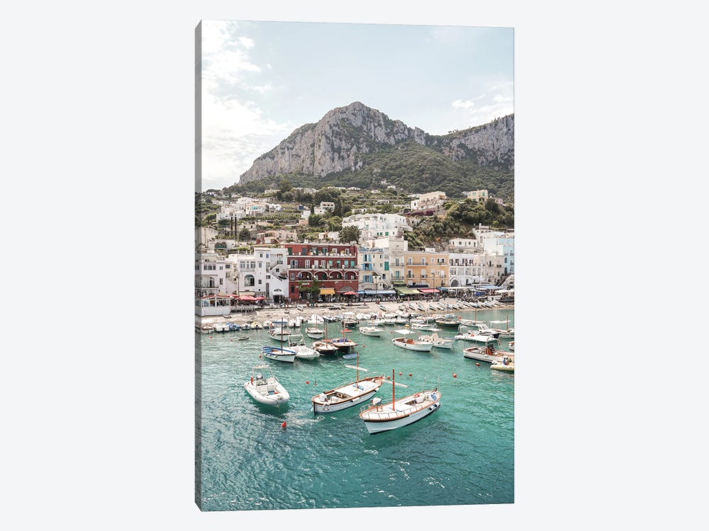 Capri Island Landscape by Henrike Schenk 1-piece Canvas Artwork