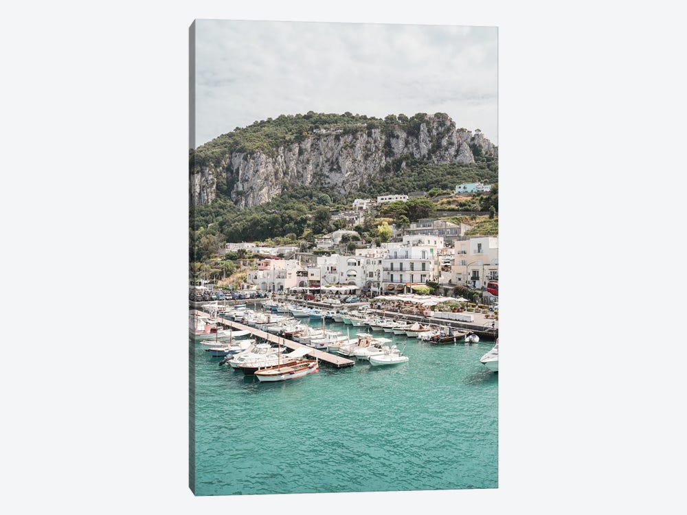 Capri Island View by Henrike Schenk 1-piece Canvas Artwork