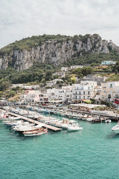 Harbors: Capri Island View by Henrike Schenk