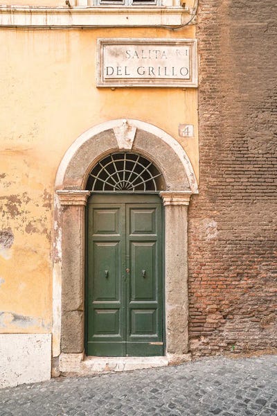 Front Door In Rome by Henrike Schenk canvas print
