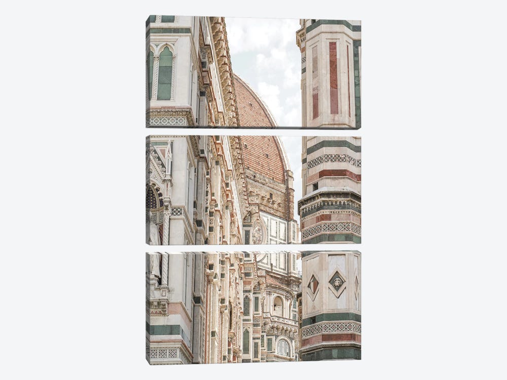 Il Duomo, Florence Italy II by Henrike Schenk 3-piece Canvas Art Print