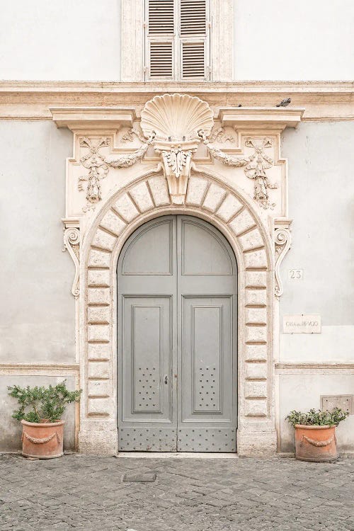 The Baroque Door In Rome