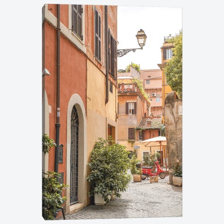 Streets Of Rome Canvas Print #HSK159} by Henrike Schenk Canvas Print