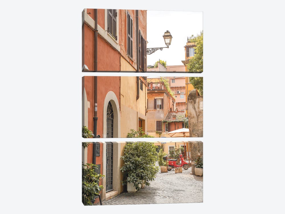 Streets Of Rome by Henrike Schenk 3-piece Canvas Art Print