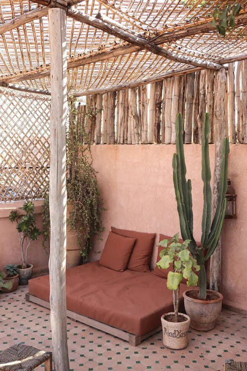 Pink Rooftop In Marrakech