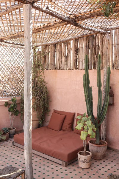 Marrakesh: Pink Rooftop In Marrakech by Henrike Schenk