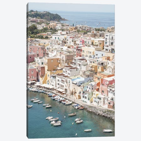 Island View In Italy Canvas Print #HSK162} by Henrike Schenk Canvas Art