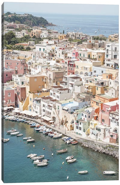 Island View In Italy Canvas Art Print - Henrike Schenk