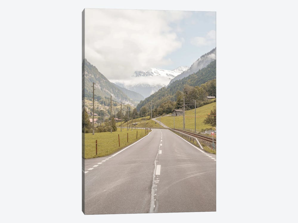 Mountain Road In Switzerland by Henrike Schenk 1-piece Canvas Art
