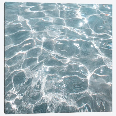 Crystal Clear Sea Water Canvas Print #HSK16} by Henrike Schenk Canvas Artwork