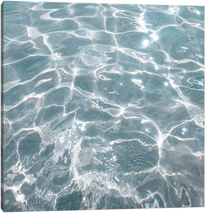 Crystal Clear Sea Water Canvas Art Print