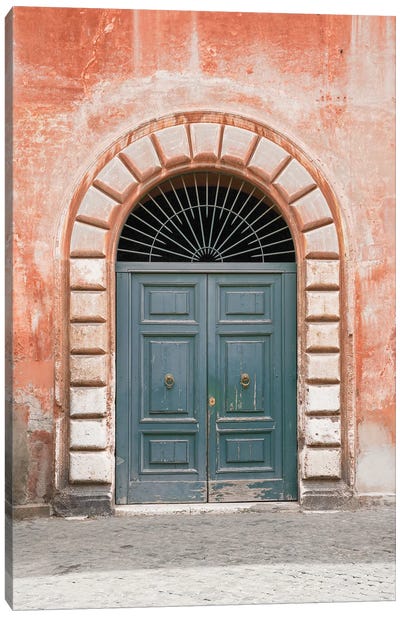 Colorful Entry In Rome Canvas Art Print - Henrike Schenk