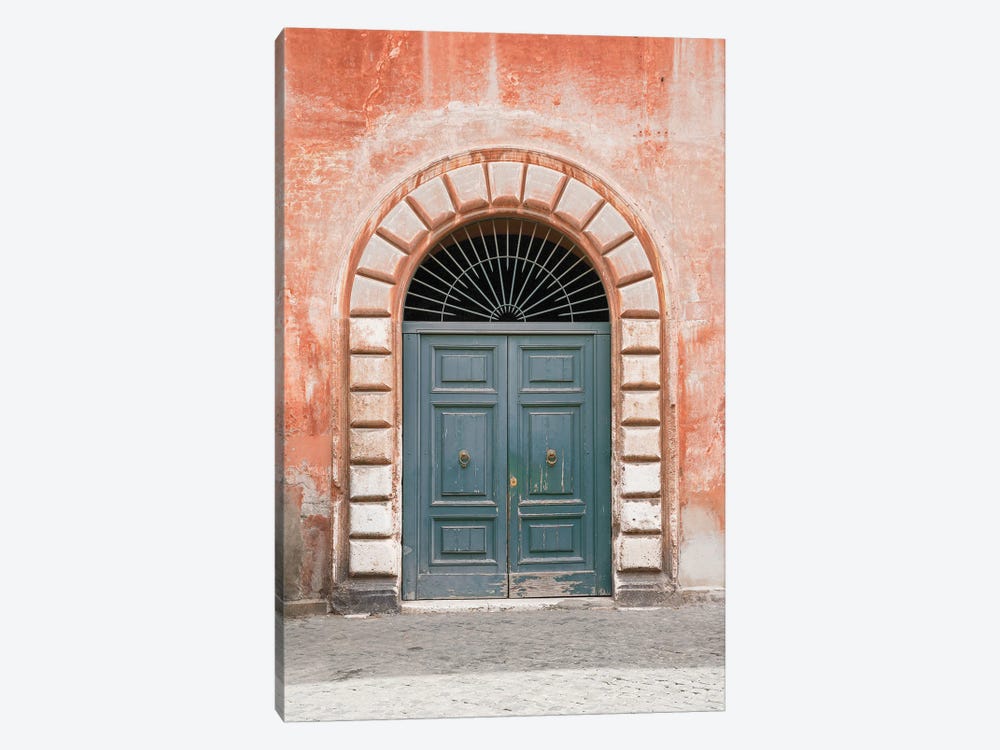 Colorful Entry In Rome by Henrike Schenk 1-piece Canvas Artwork
