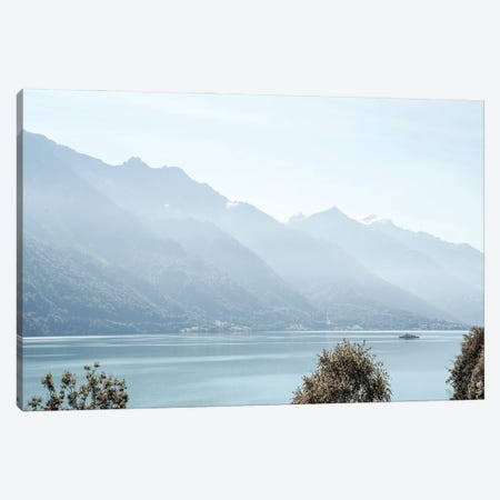 Lake Brienz Layers Canvas Print #HSK173} by Henrike Schenk Canvas Art Print