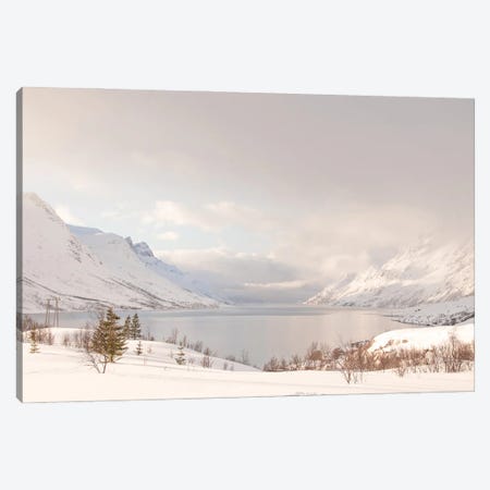 Mountain Lake Landscape In Norway Canvas Print #HSK174} by Henrike Schenk Canvas Art