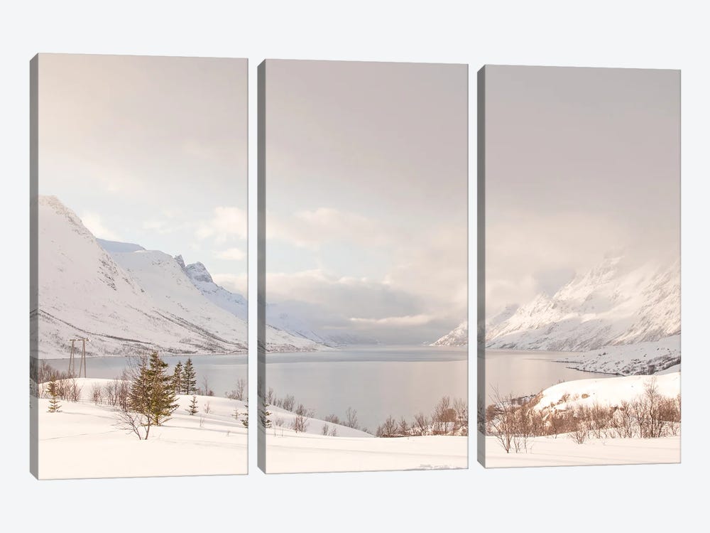 Mountain Lake Landscape In Norway by Henrike Schenk 3-piece Canvas Wall Art
