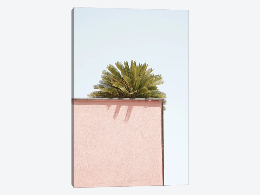 Tropical Green On Pastel Pink by Henrike Schenk 1-piece Art Print