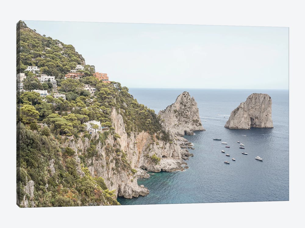 Capri Island Coast by Henrike Schenk 1-piece Canvas Artwork