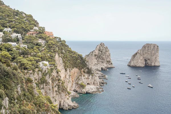 Henrike Schenk: Capri Island Coast by Henrike Schenk