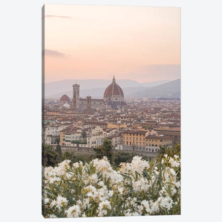 Sunset In Florence Canvas Print #HSK198} by Henrike Schenk Canvas Print