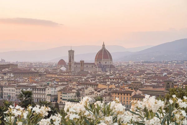 City Sunrises & Sunsets: Sunset In Florence II by Henrike Schenk
