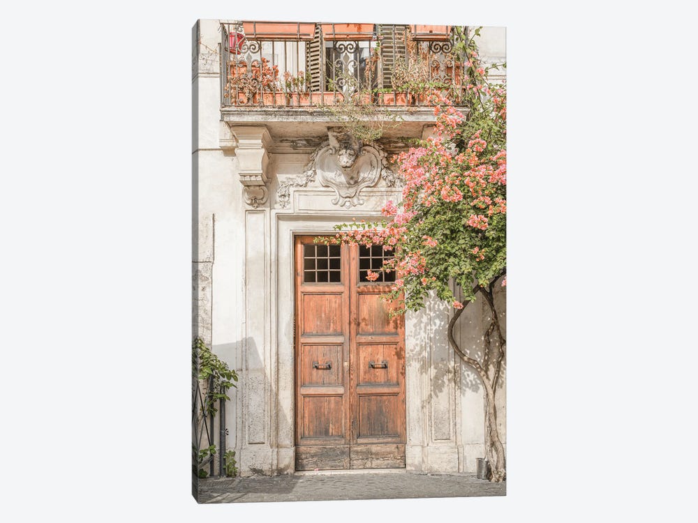 Floral Entry In Rome by Henrike Schenk 1-piece Canvas Art