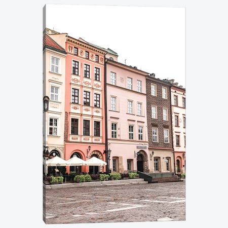 Colorful Houses In Poland Canvas Print #HSK21} by Henrike Schenk Canvas Art