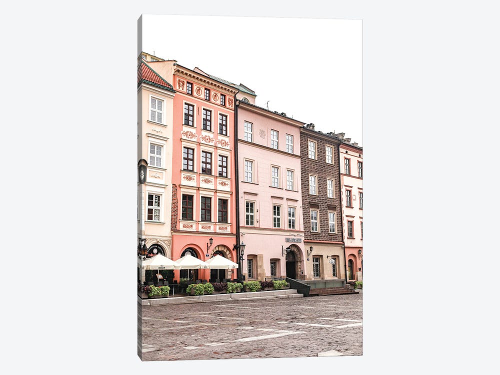Colorful Houses In Poland by Henrike Schenk 1-piece Canvas Art