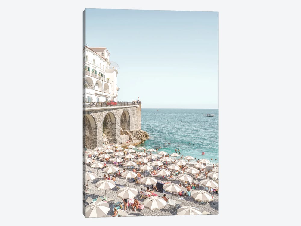 Amalfi Beach Landscape by Henrike Schenk 1-piece Canvas Art