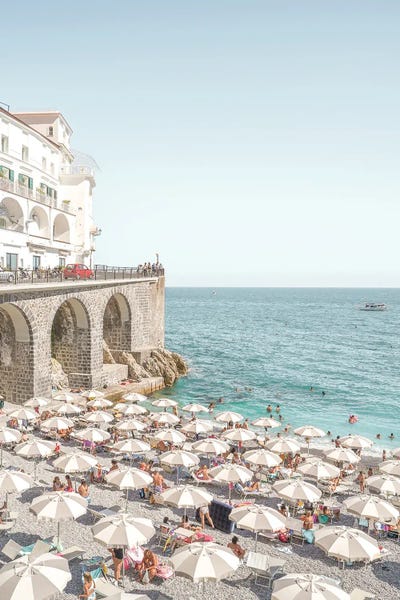 Henrike Schenk: Amalfi Beach Landscape by Henrike Schenk