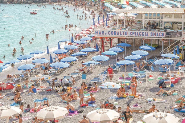 Henrike Schenk: Mar Di Cobalto - Amalfi Beach by Henrike Schenk