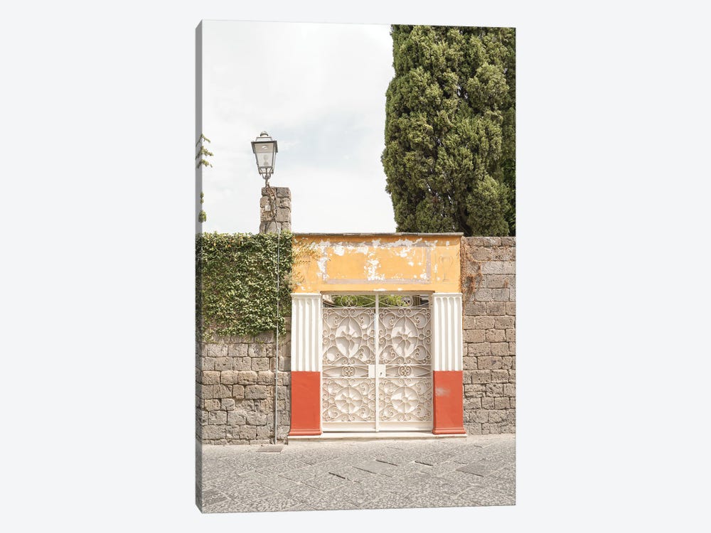 Colorful Gate In Sorrento by Henrike Schenk 1-piece Canvas Wall Art