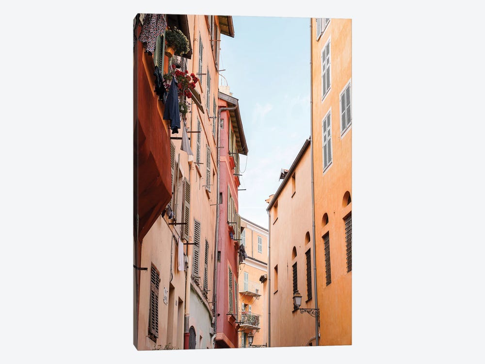 Colorful Old Town Of Nice by Henrike Schenk 1-piece Art Print