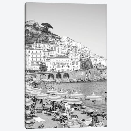 Amalfi Beach Day Canvas Print #HSK235} by Henrike Schenk Art Print
