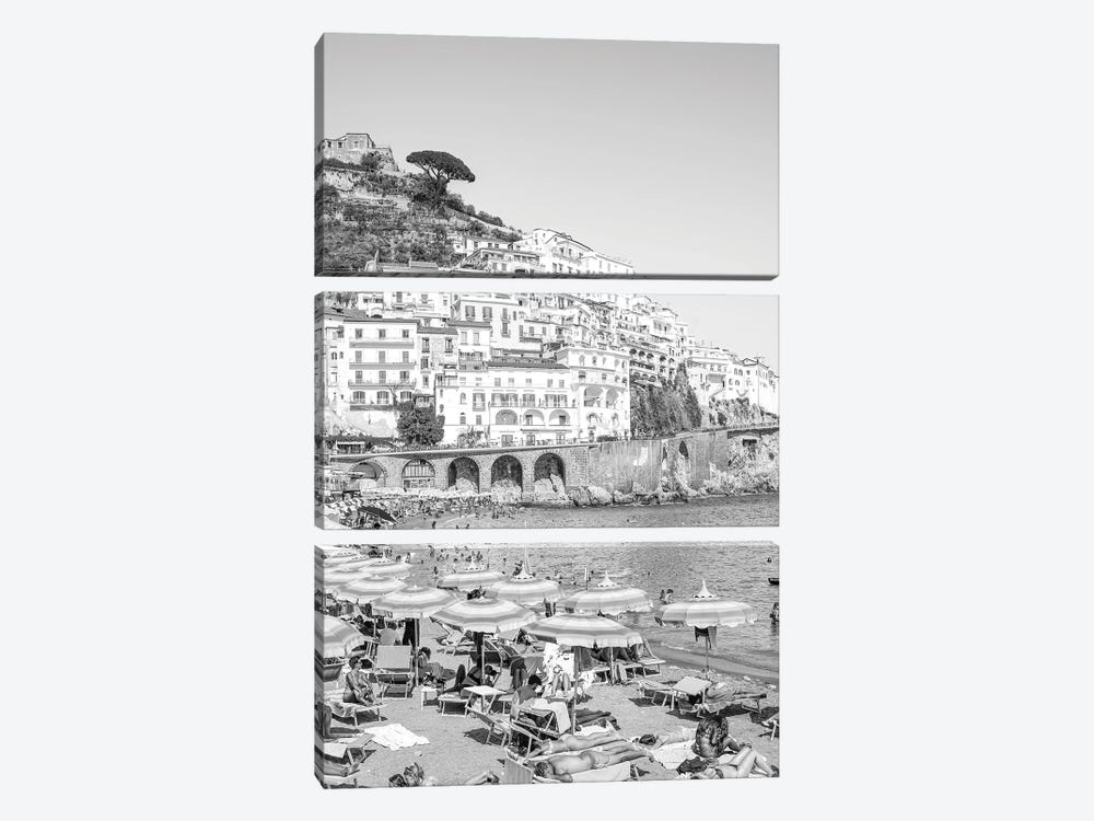 Amalfi Beach Day by Henrike Schenk 3-piece Art Print